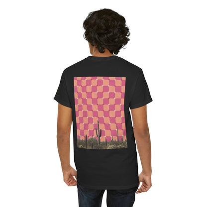 Southwest Aesthetic Mystical Cactus Design - Unisex Garment-Dyed Tee