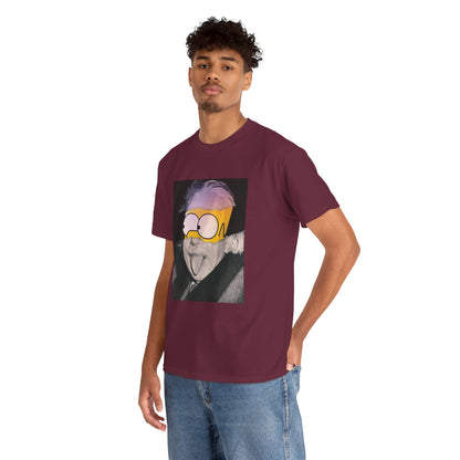 "Smart Meets Stupid" – Pop Culture Mashup Art Print  (Einstein x Bart Simpson)