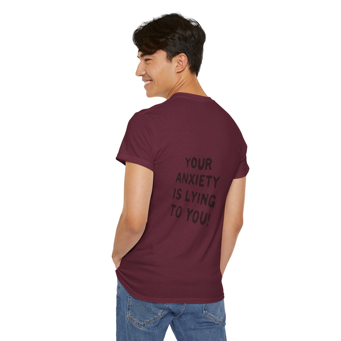 Anxiety Awareness Unisex Tee - Cool & Direct Statement T-shirt