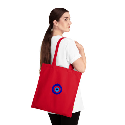 Eco-Friendly Organic Cotton Tote Bag - Meaningful Evil Eye for Everyday Use