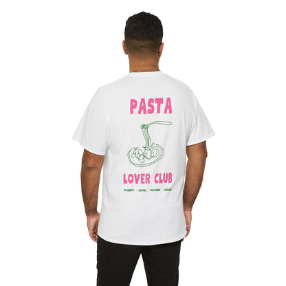 Cool Pasta Design T-Shirt - Pasta Lover Club Unisex Heavy Cotton Tee