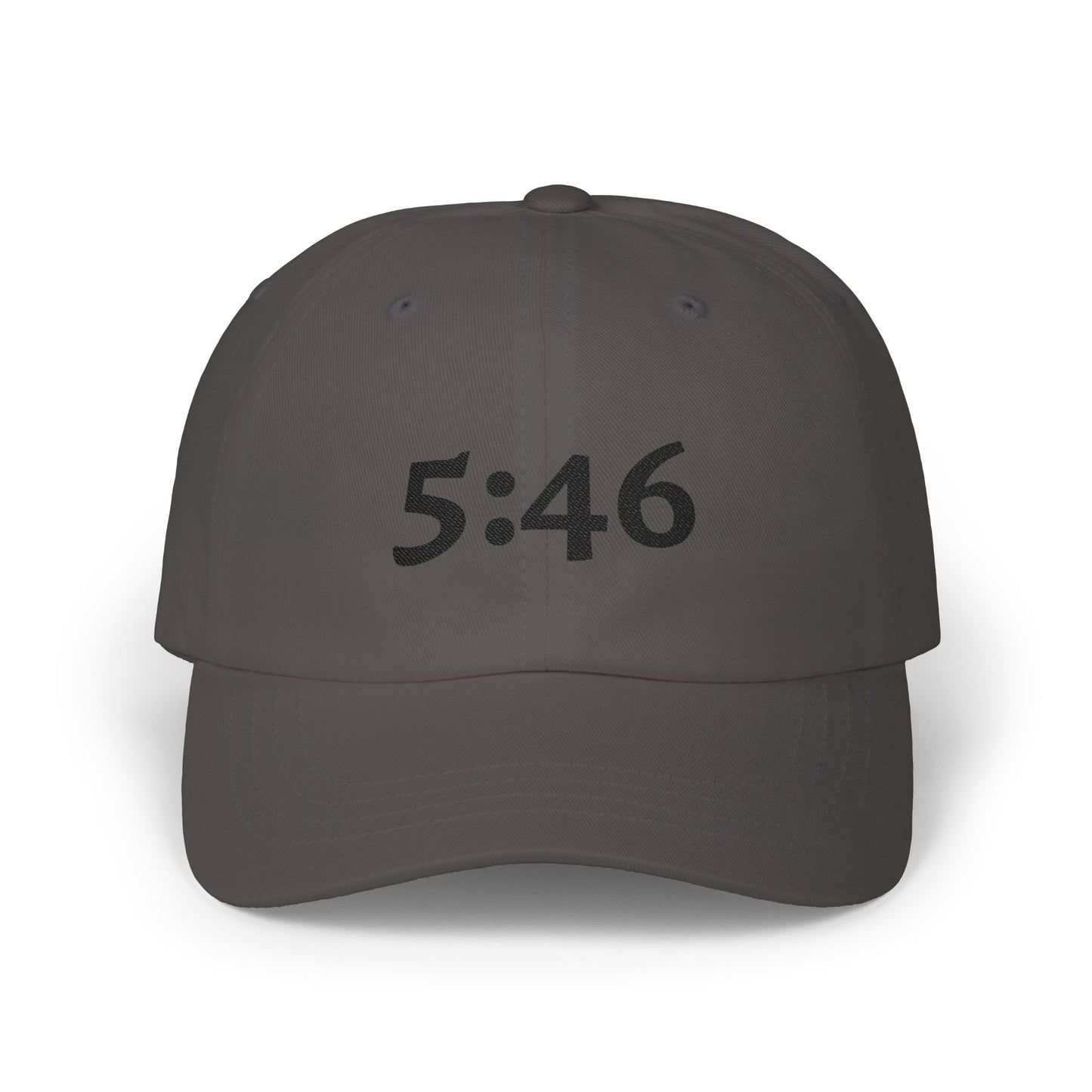 Dad Cap — 5:46 Embroidered Minimalist Baseball Hat