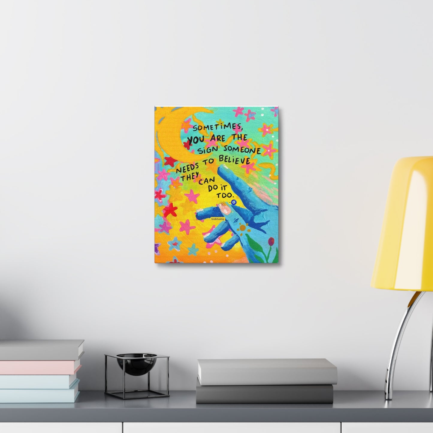 Stretched Canvas with Unique & Meaningful - Share Good Vibes