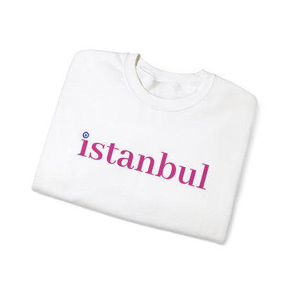 Unisex Heavy Blend™ Crewneck Sweatshirt - İstanbul with Meaningful Sign