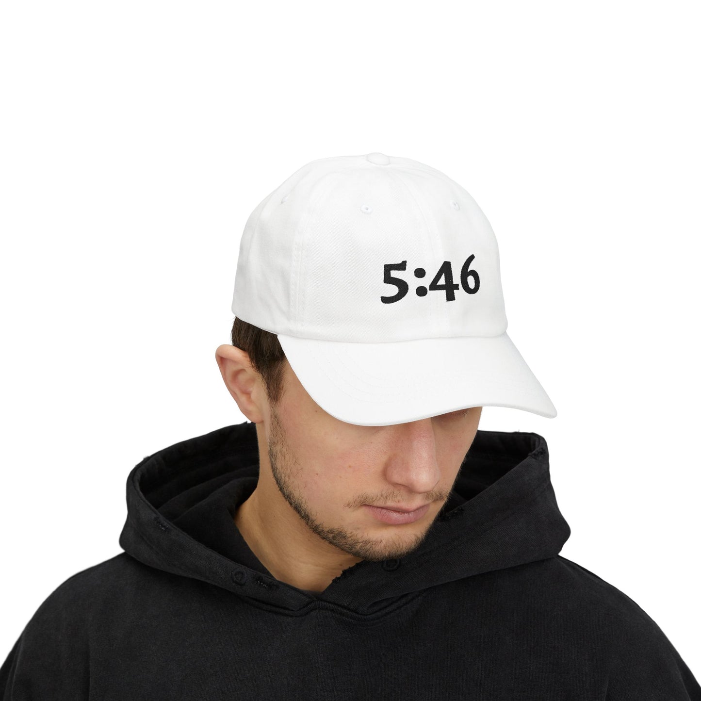 Dad Cap — 5:46 Embroidered Minimalist Baseball Hat