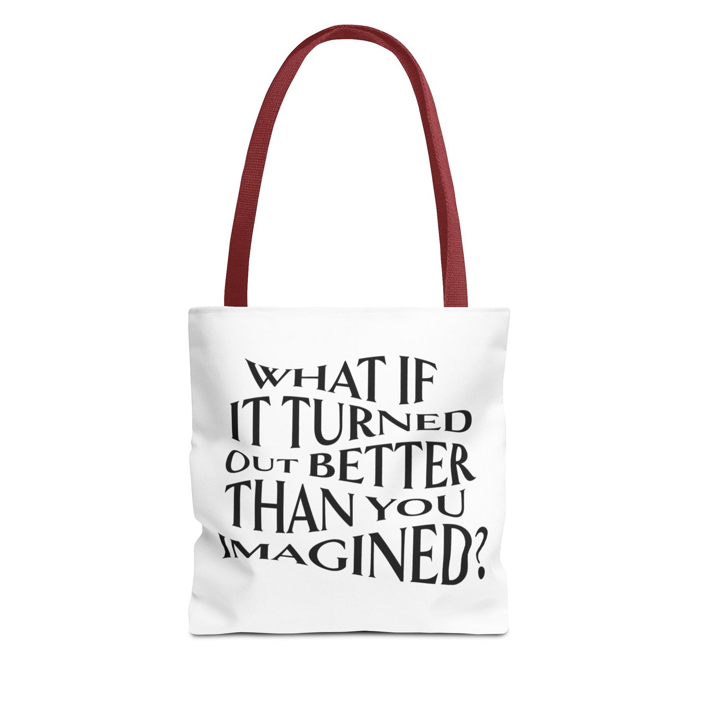 Cute & Minimalist Glass Design Tote Bag - What If It Turned Out Better Than You Imagined?