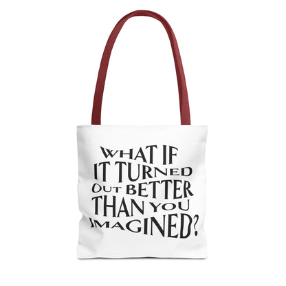Cute & Minimalist Glass Design Tote Bag - What If It Turned Out Better Than You Imagined?