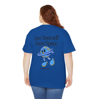 Cute Space Print Unisex Tee - Give Yourself Some Space Design
