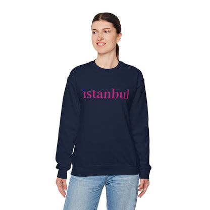 Unisex Heavy Blend™ Crewneck Sweatshirt - İstanbul with Meaningful Sign