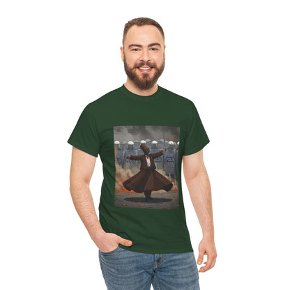 ATA Heritage - Whirling Dervish Resistance T-Shirt, A Powerful Blend of Spirituality and Protest