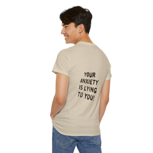 Anxiety Awareness Unisex Tee - Cool & Direct Statement T-shirt