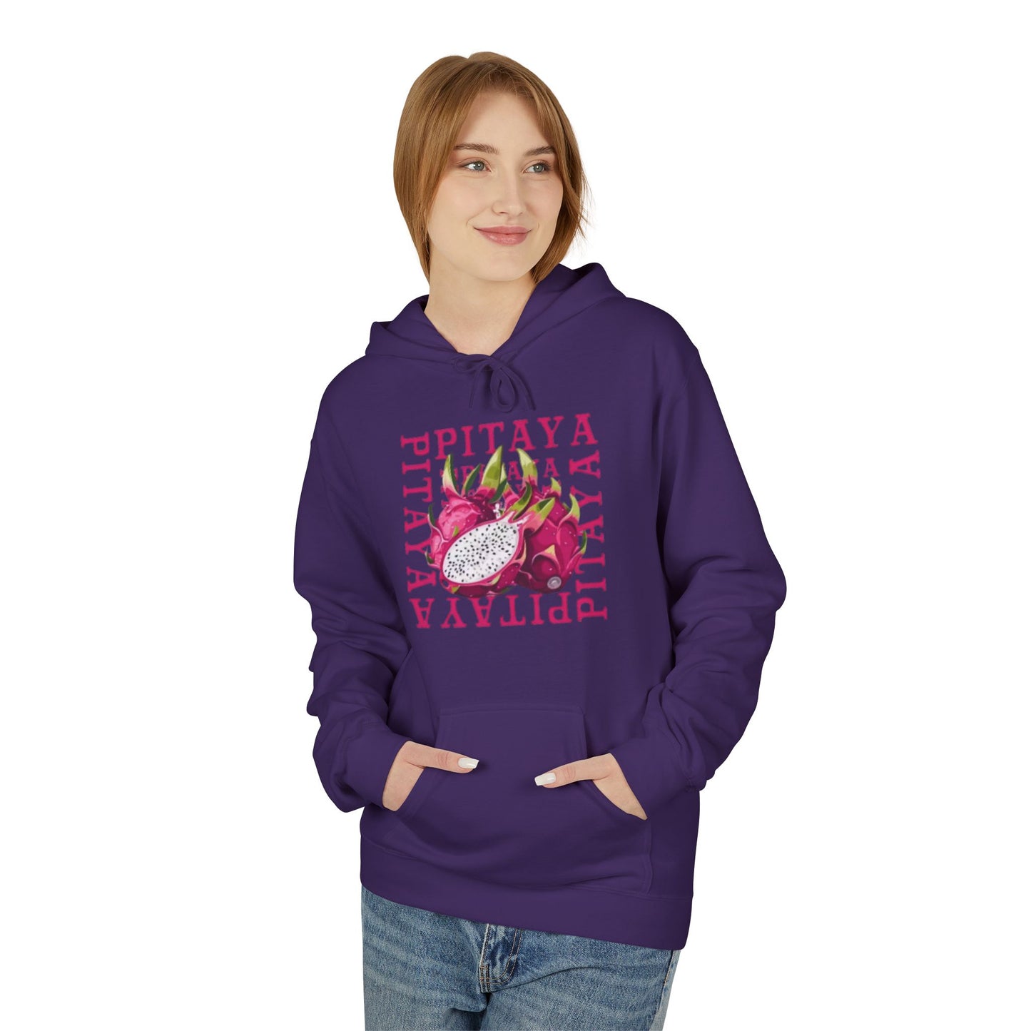 Pitaya Dragon Fruit Hoodie — Tropical Fruit Graphic Pullover