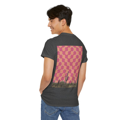 Southwest Aesthetic Mystical Cactus Design - Unisex Garment-Dyed Tee