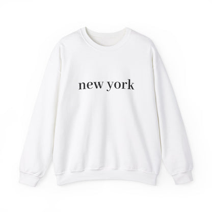 Unisex Heavy Blend™ Crewneck Sweatshirt - Minimal New York Design