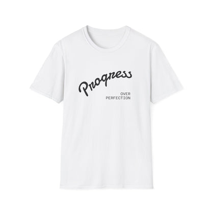 Motivational Tee: Progress Over Perfection Unisex T-Shirt