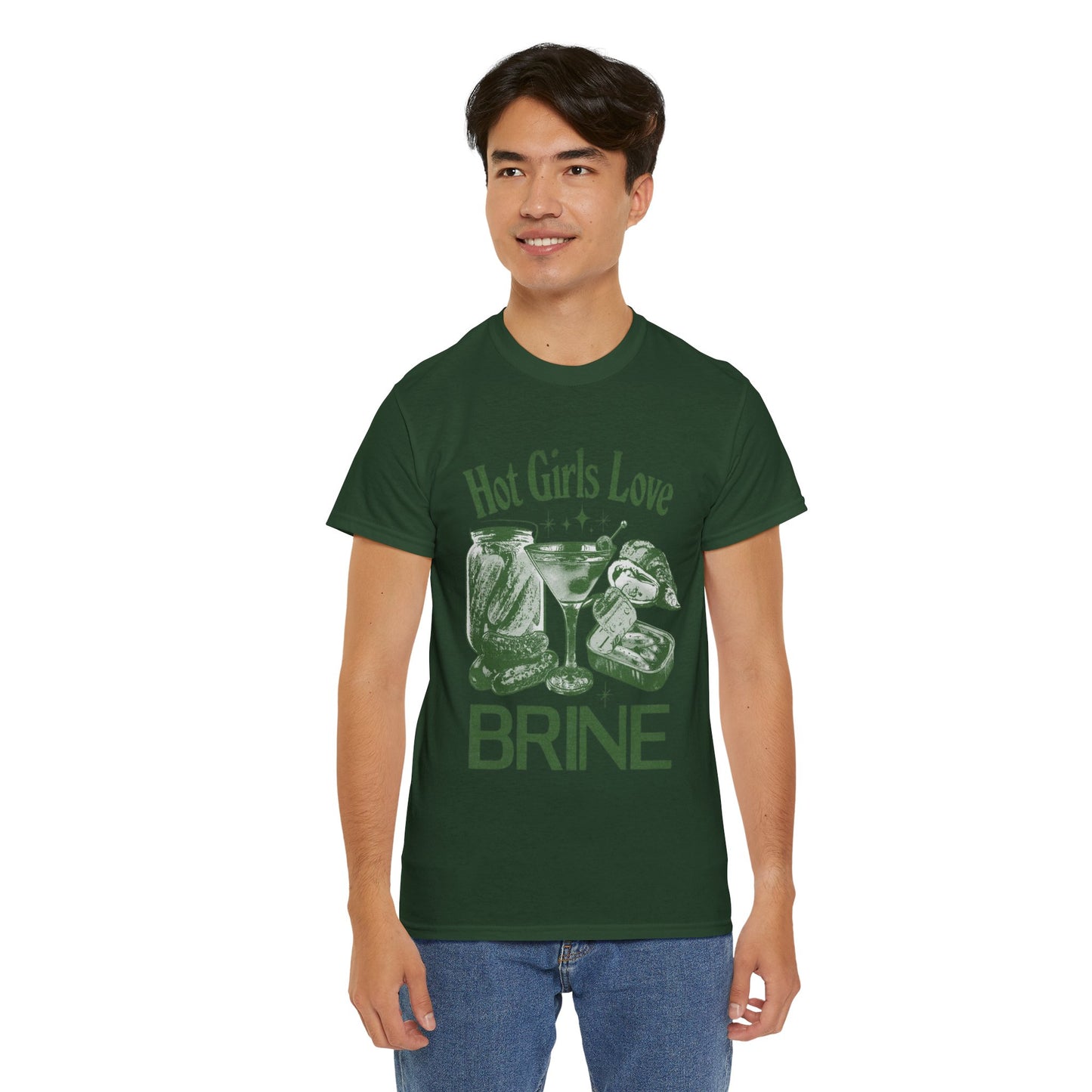Perfect T-Shirt Design - Hot Girls Love Brine Unisex Heavy Cotton Tee