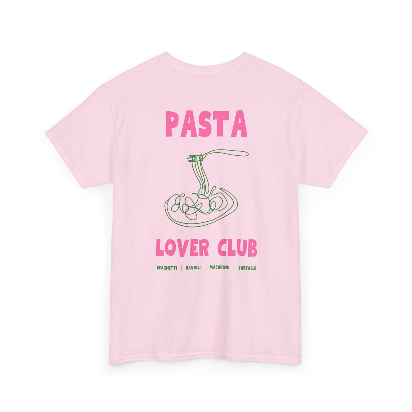 Cool Pasta Design T-Shirt - Pasta Lover Club Unisex Heavy Cotton Tee