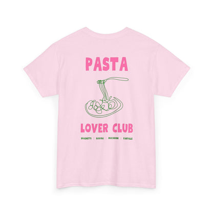 Cool Pasta Design T-Shirt - Pasta Lover Club Unisex Heavy Cotton Tee