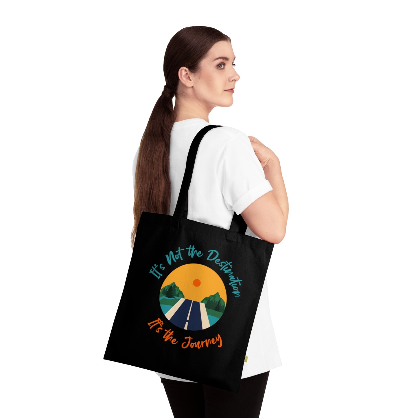 Eco-Friendly Organic Cotton Tote Bag - It's Journey, Meaningful & Versatile for Everyday Use