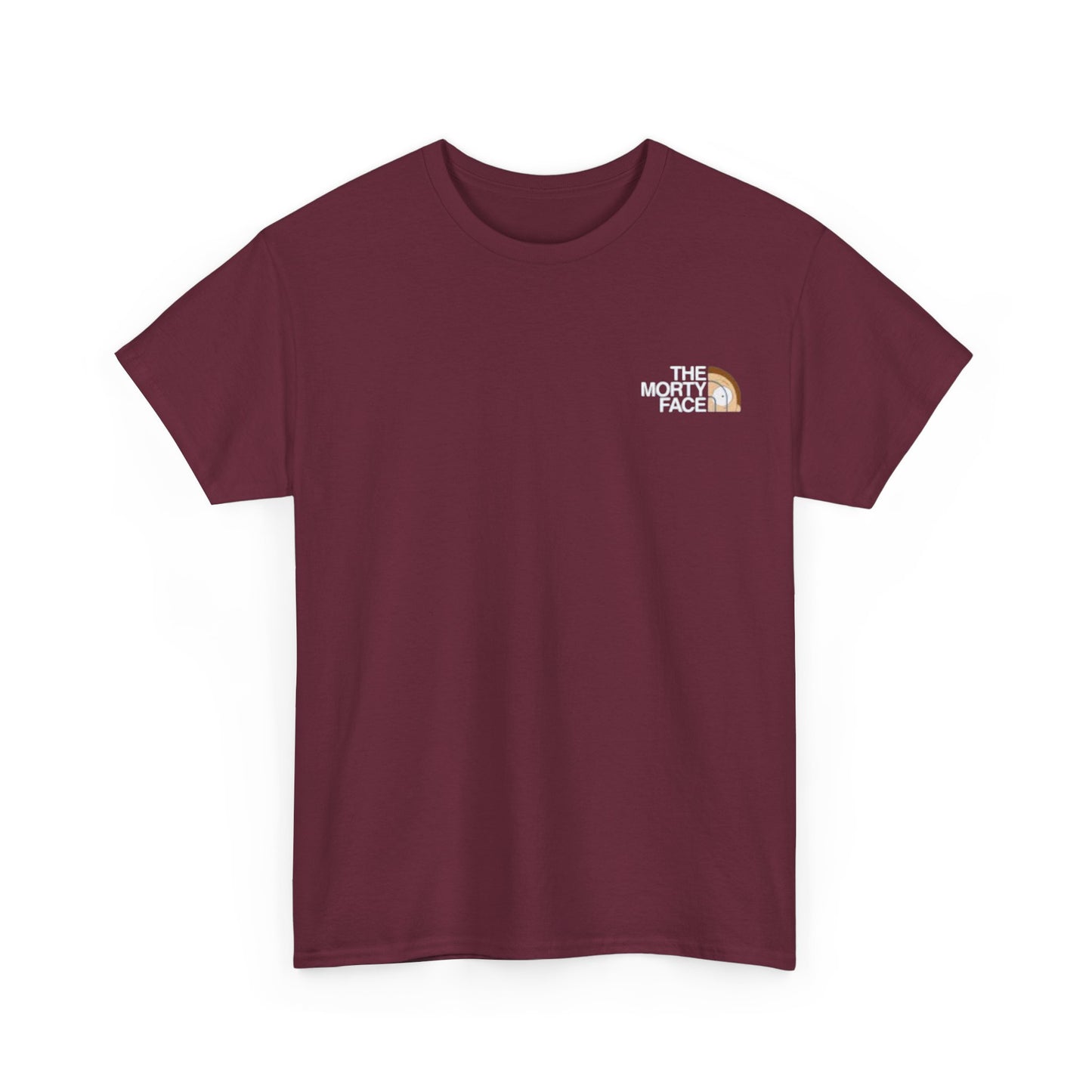 Funny T-Shirt Design - The Morty Face Unisex Heavy Cotton Tee