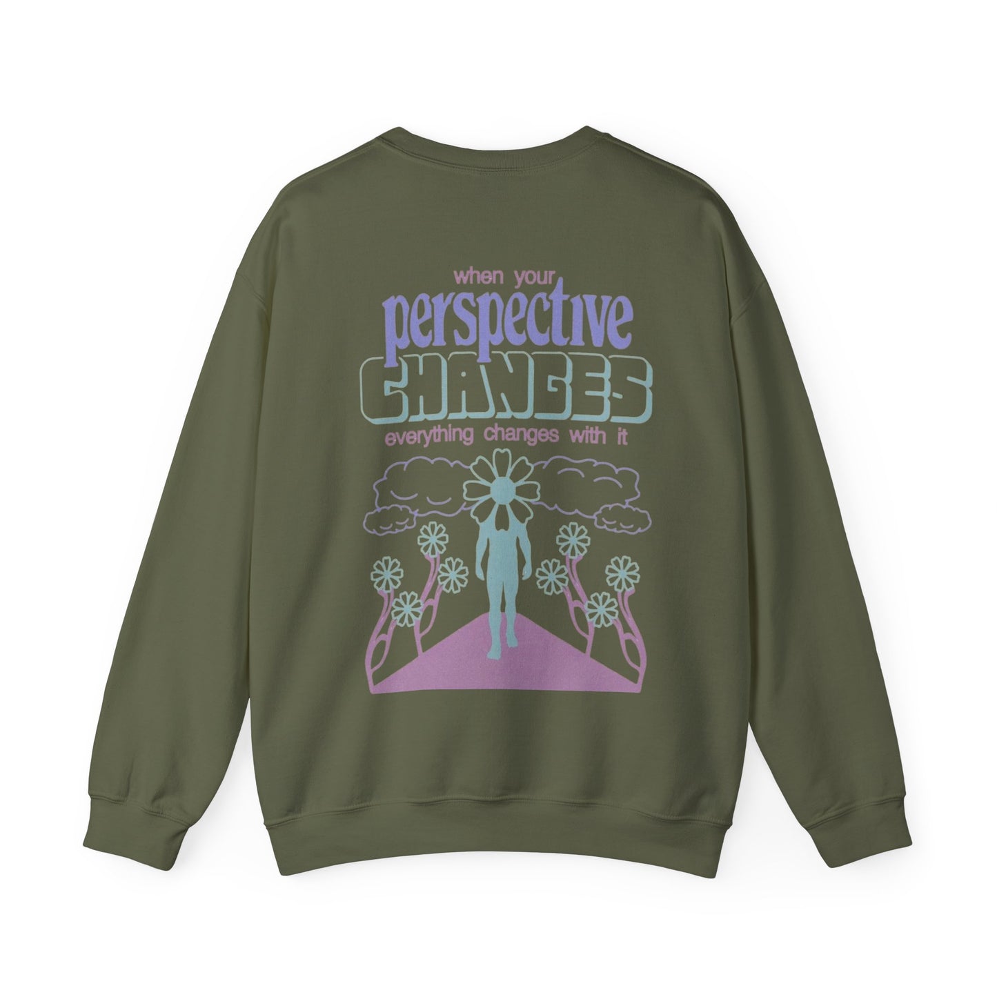 Unisex Heavy Blend™ Crewneck Sweatshirt - Change Your Perspective