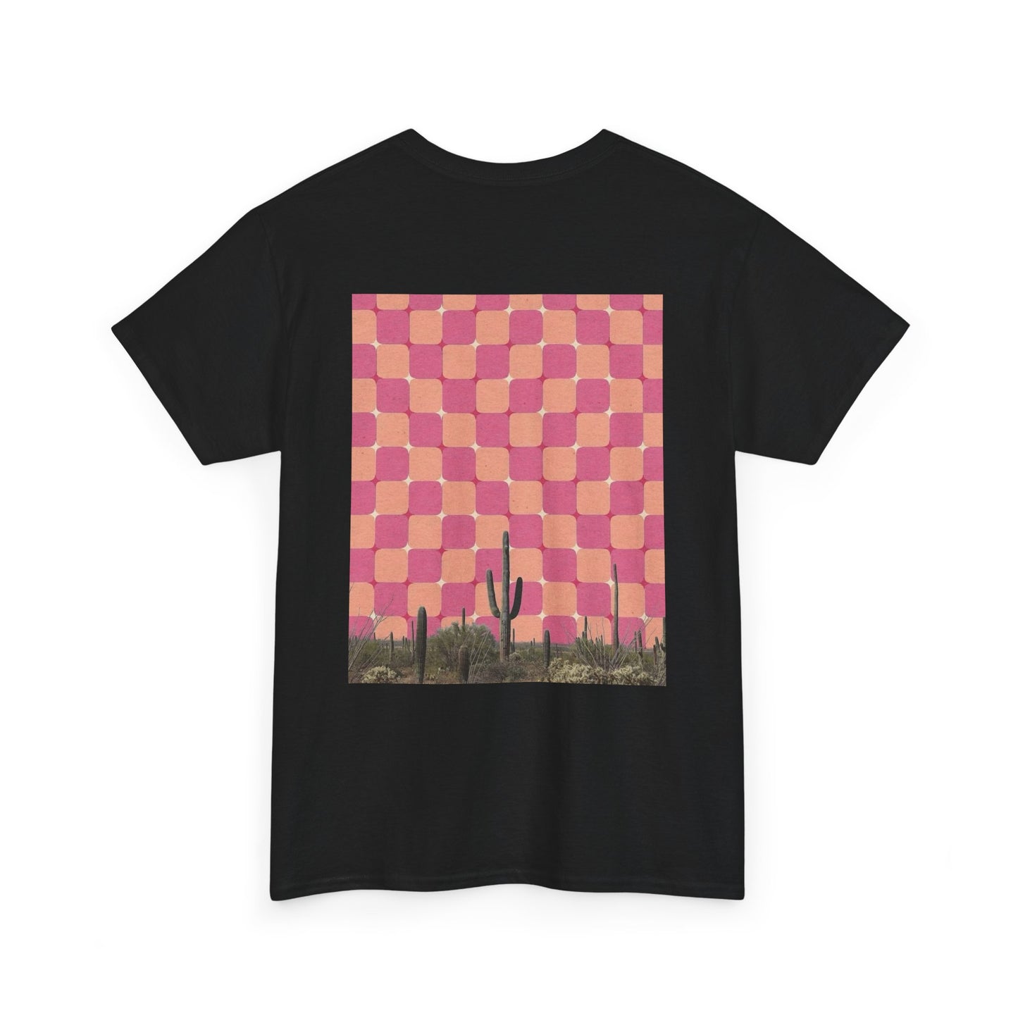 Southwest Aesthetic Mystical Cactus Design - Unisex Garment-Dyed Tee