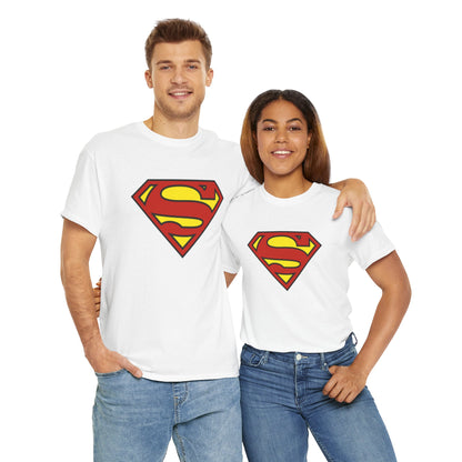 Superman Shield Unisex T-Shirt — Classic Red & Yellow Logo Tee