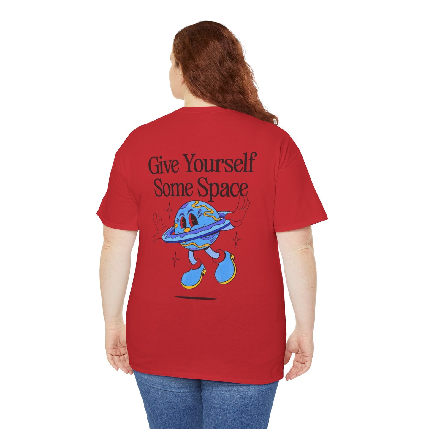 Cute Space Print Unisex Tee - Give Yourself Some Space Design