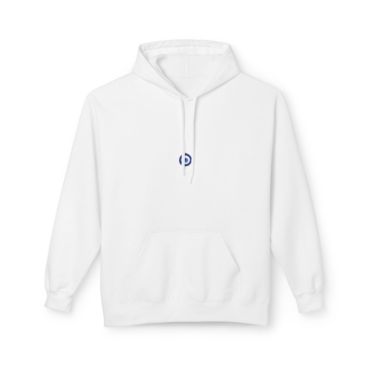 Evil Eye "forallofus" Hoodie — Protective Symbol Fleece Sweatshirt