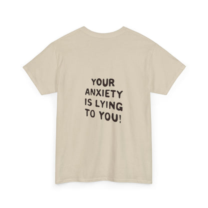 Anxiety Awareness Unisex Tee - Cool & Direct Statement T-shirt
