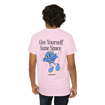 Cute Space Print Unisex Tee - Give Yourself Some Space Design