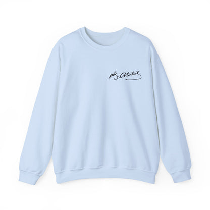 ATA Heritage - Unisex Heavy Blend™ Crewneck Sweatshirt with Signature of Father of Turks
