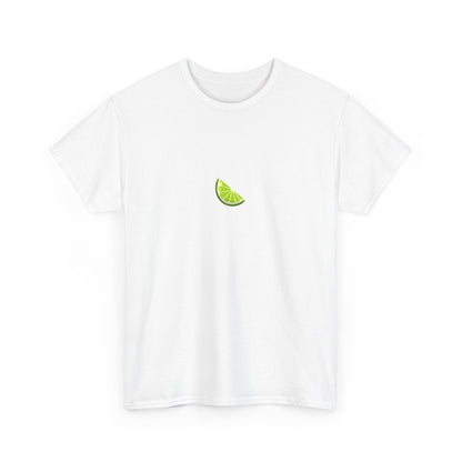 Minimal Lime Embroidered Tee – Fresh & Tangy Summer Shirt