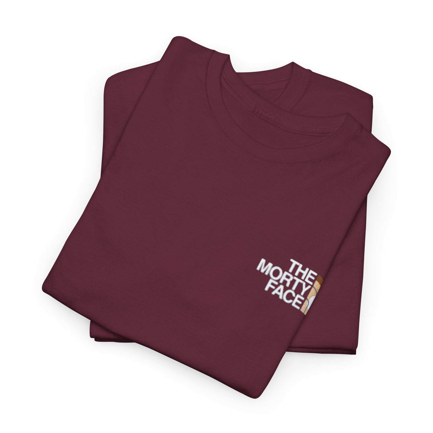 Funny T-Shirt Design - The Morty Face Unisex Heavy Cotton Tee
