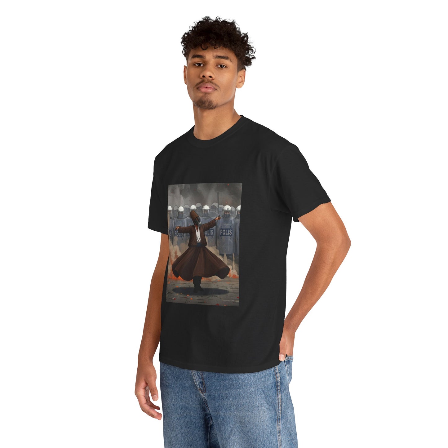 ATA Heritage - Whirling Dervish Resistance T-Shirt, A Powerful Blend of Spirituality and Protest