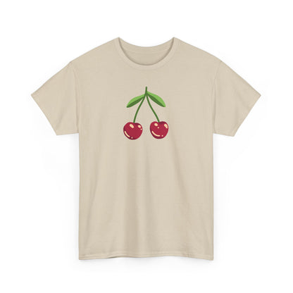 Cute Cherry Embroidery T-Shirt – Summer Style for Everyone