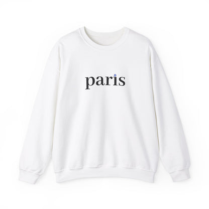 Unisex Heavy Blend™ Crewneck Sweatshirt - Paris with Meaningful Sign