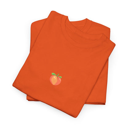 Citrus Peach Shirt – Refreshing Embroidered Unisex Tee