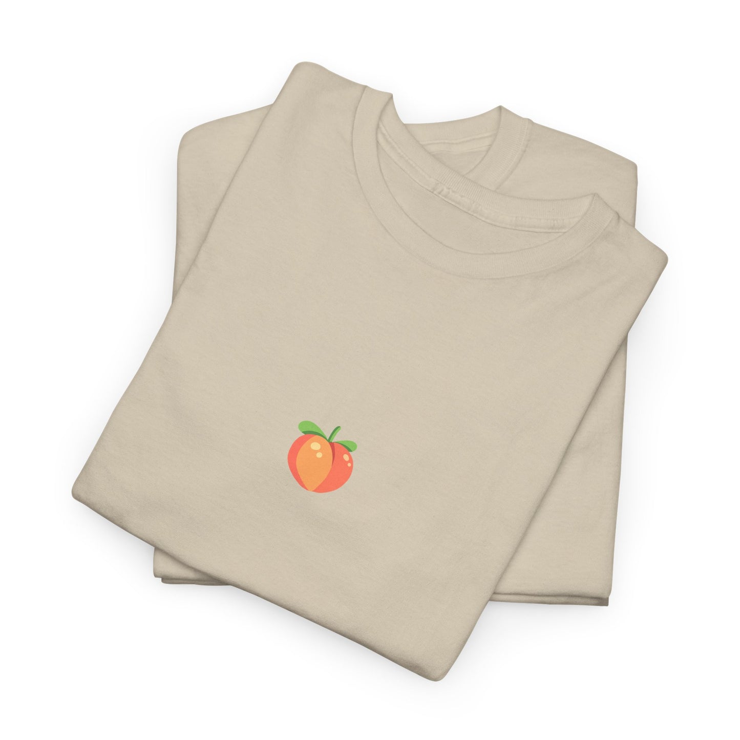 Citrus Peach Shirt – Refreshing Embroidered Unisex Tee