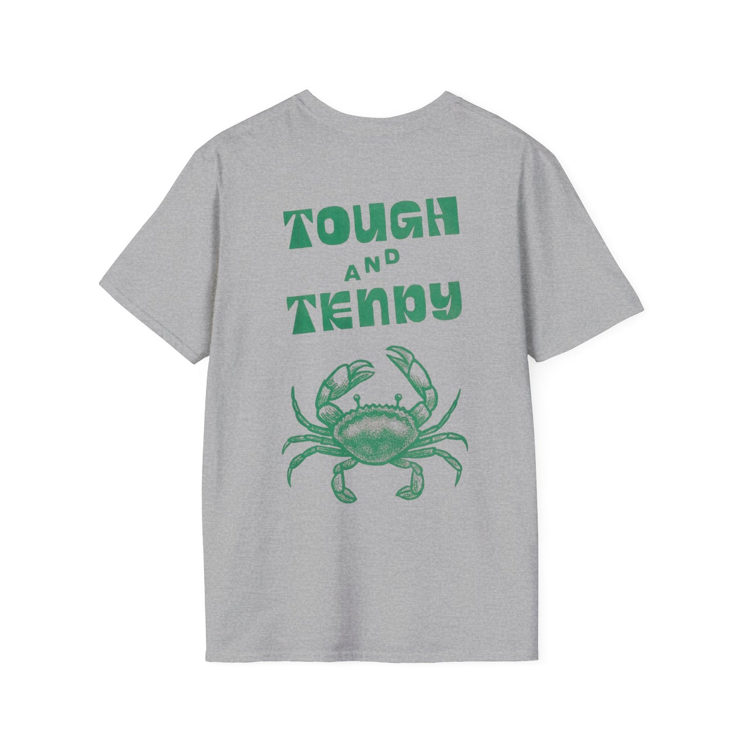 Unisex Fun T-Shirt — 'Tough and Tendy' Crab Graphic Design Tee