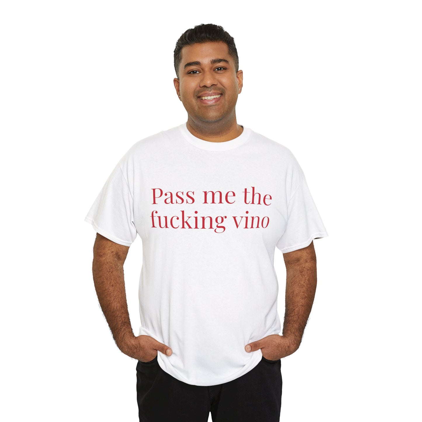 Unisex Cool Tee - Pass Me the Fucking Vino