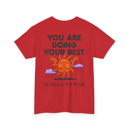 Motivational Tee - ''you are doing your best'' Noted on Sky Design