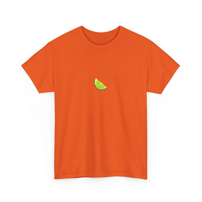 Minimal Lime Embroidered Tee – Fresh & Tangy Summer Shirt