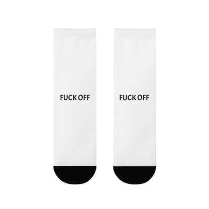 Sublimation Crew Socks - Fuck off