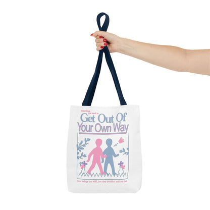 Cute & Minimalist Glass Design Tote Bag - They are just thoughts.