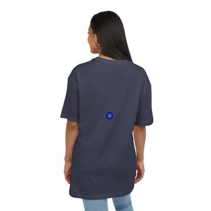 Unisex Heavy Oversize Tee - Best Energy with Evil Eye