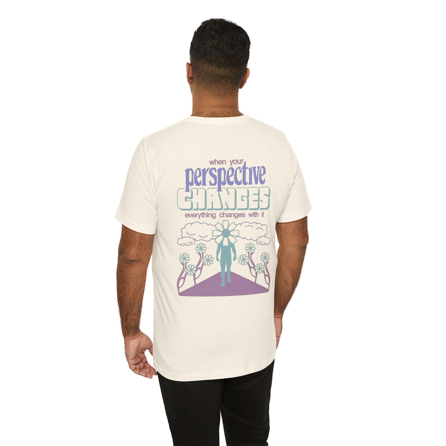 Unisex Jersey Short Sleeve Tee - Change Your Perspective