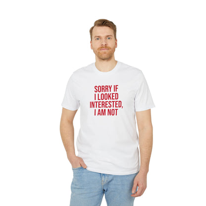 Graphic Unisex Tee - 'Not Interested' Cool and Direct Design T-Shirt