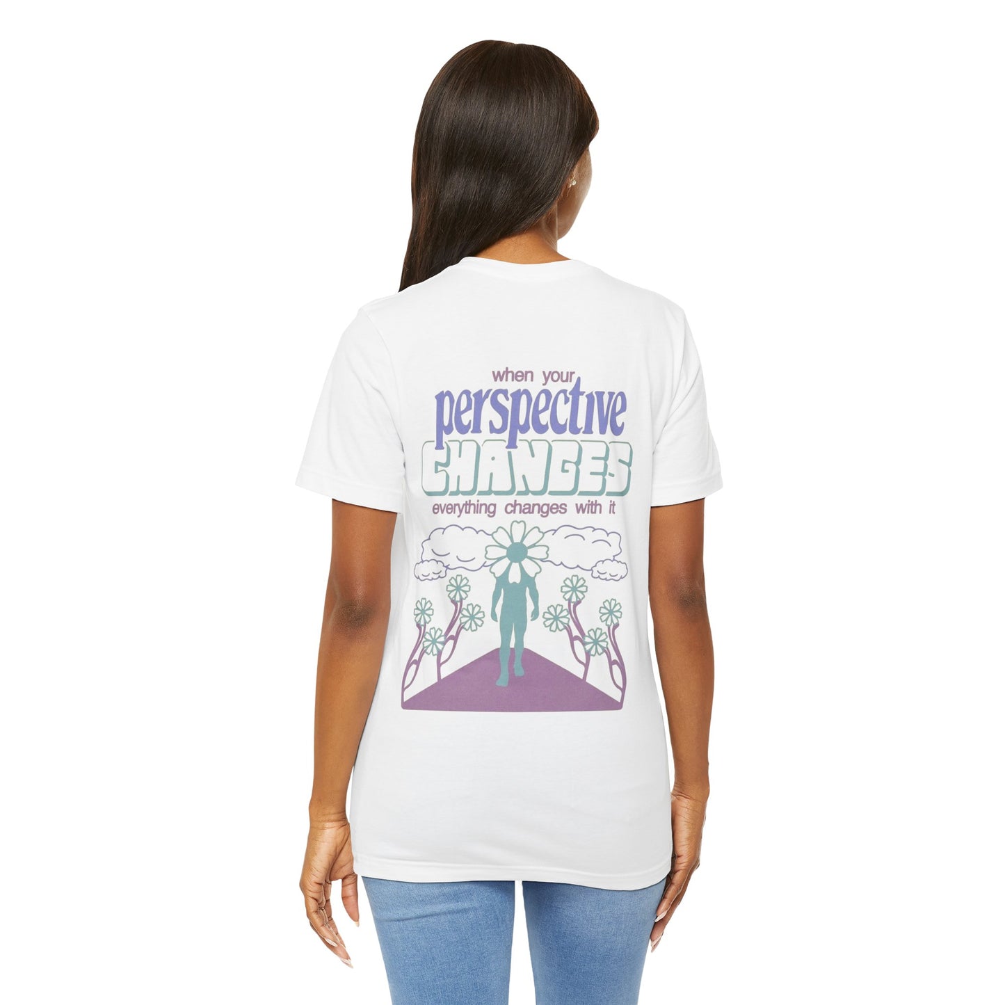 Unisex Jersey Short Sleeve Tee - Change Your Perspective