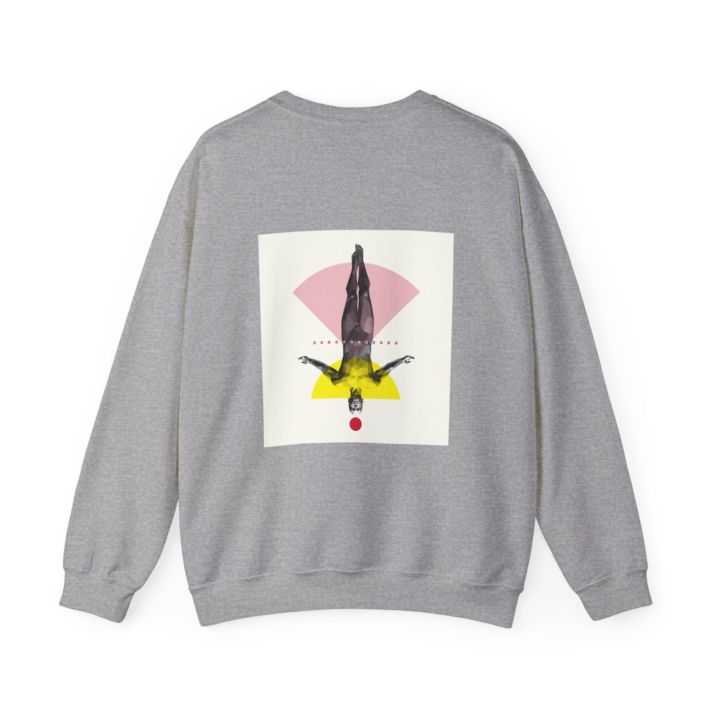 Unisex Heavy Blend™ Crewneck Sweatshirt - Mindful and Free, upside.